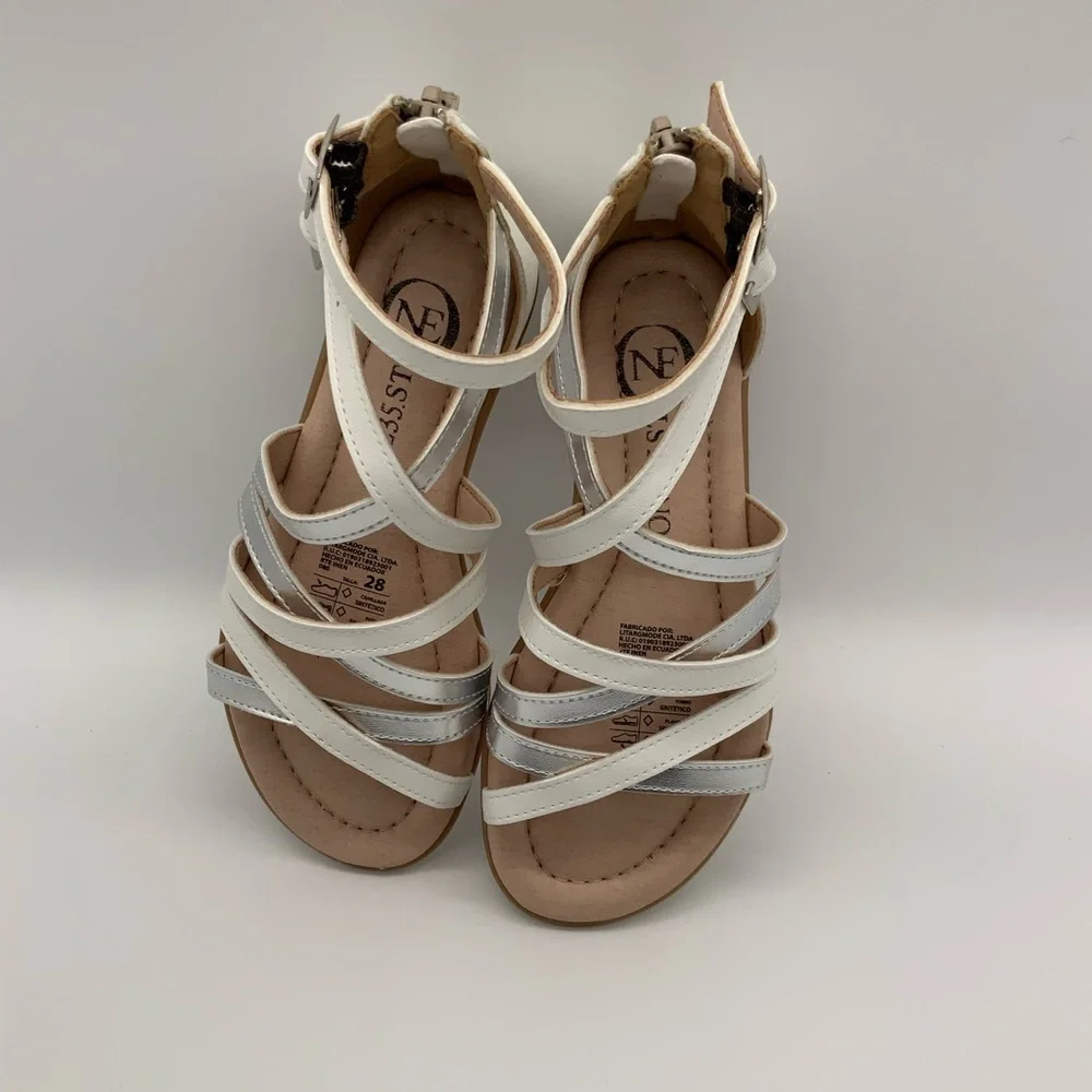 One35 Gladiator Silhouette Sandals, S. Blanco Various